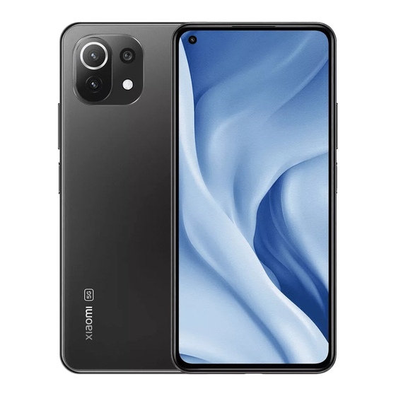 Xiaomi Mi 11 Lite 5G NE User Manual