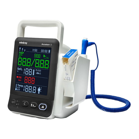 Mindray Accutorr 3 Quick Reference Manual