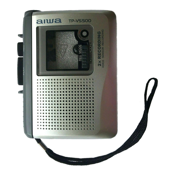Aiwa TP-VS500 Operating Instructions