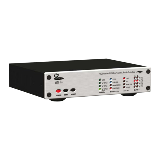 Mutec MC-1.2 Manuals