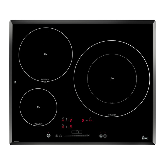 Teka IRX 633 Installation Instructions And Use And Maintenance Recommendations