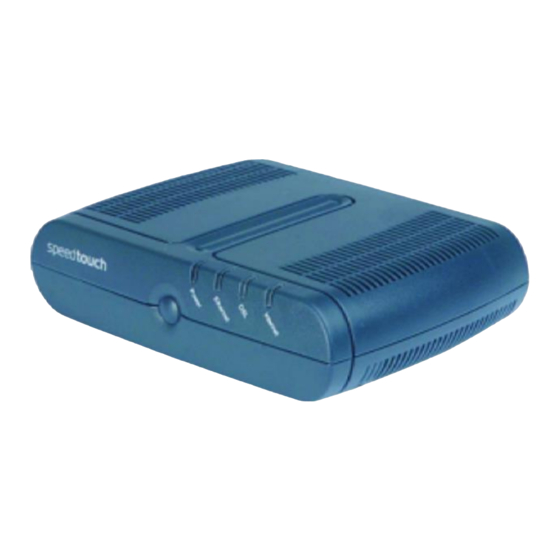 Alcatel SpeedTouch ST516 Easy Setup Manual