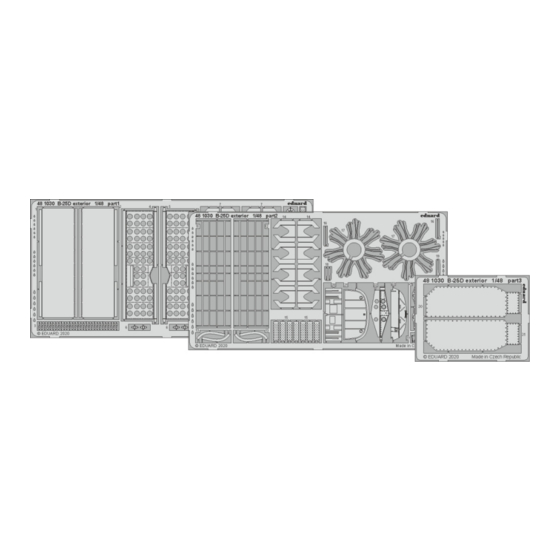 Eduard B-25D exterior Manual