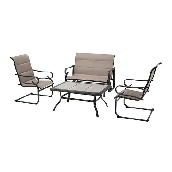 HAMPTON BAY CRESTRIDGE FCS60619R-ST Use And Care Manual