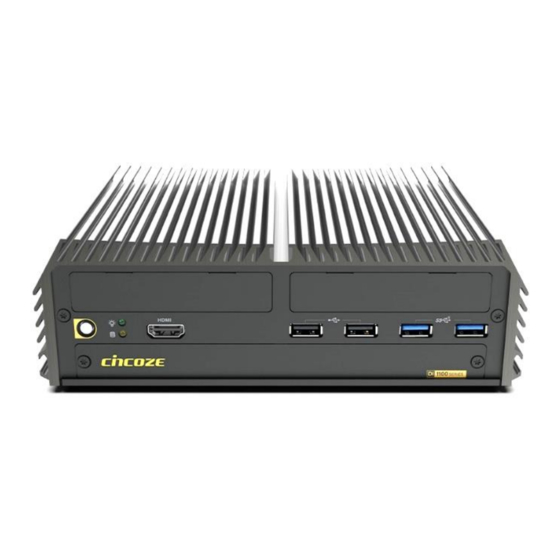 Cincoze DI-1100 Series User Manual