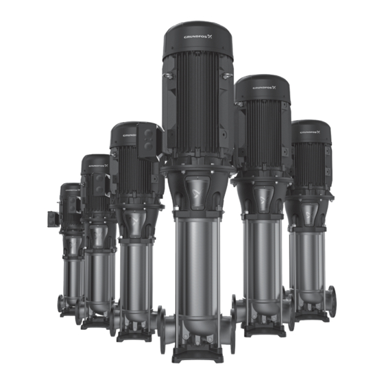 Grundfos CRN 95-8 Installation And Operating Instructions Manual