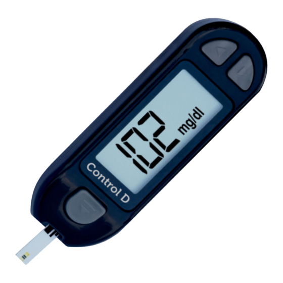 User Manuals: HAIDEN Control D Blood Glucose Monitor