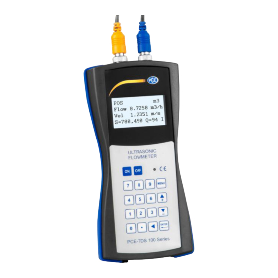 PCE Instruments PCE-TDS 100 H User Manual