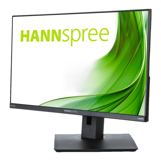 HANNspree HP225HFB User Manual