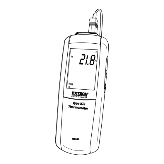 Extech Instruments TM100-NIST User Manual