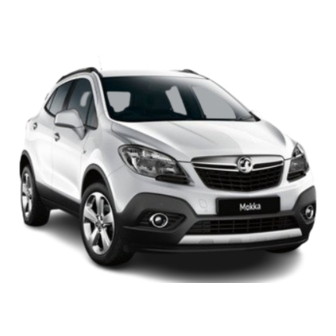 Vauxhall Mokka Quick Reference Manual