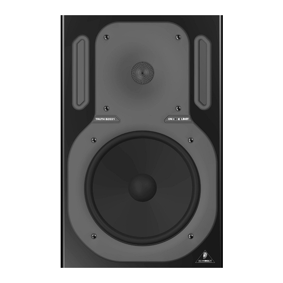 Behringer TRUTH B2031 Technical Specifications