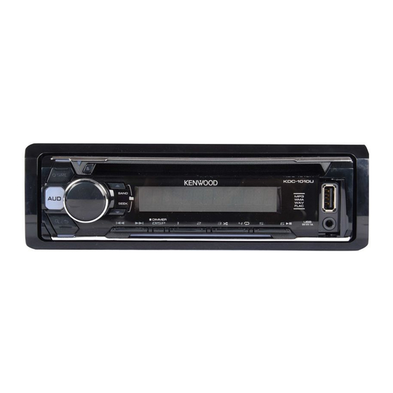 Kenwood KDC-181UWM Instruction Manual