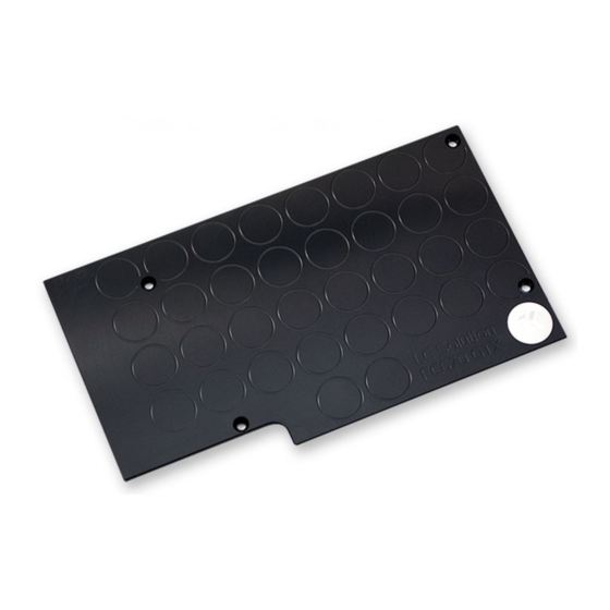 ekwb EK-FC670 GTX DCII Installation And Mounting Manuals