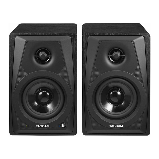 User Manuals: Tascam VL-S3BT Desktop Monitor Speakers
