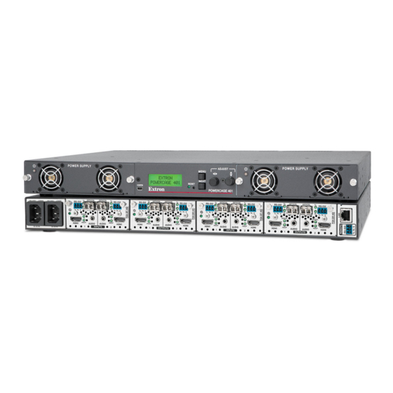 Extron electronics PowerCage 401 Setup Manual