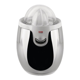 Alessi SG63 Instructions Manual
