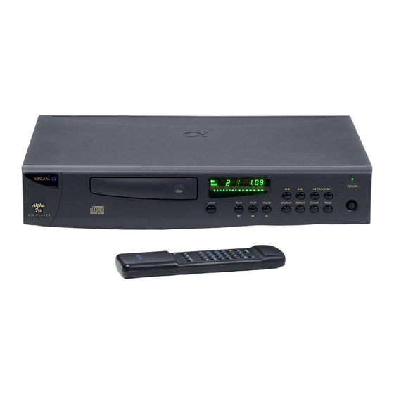 Arcam Alpha 7SE Handbook