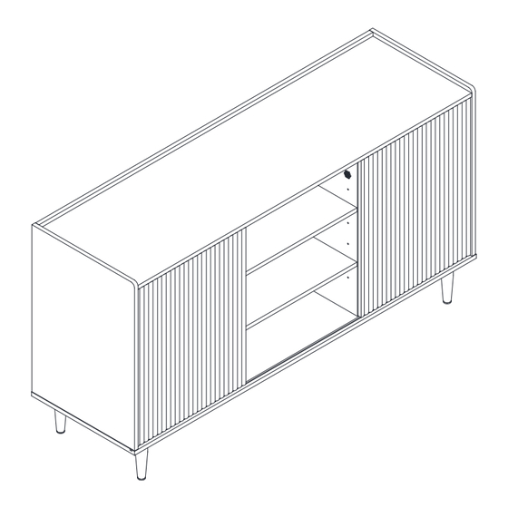 Manhattan Comfort Duane Sideboard SB-9GLF Manual