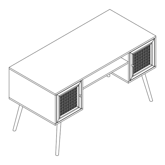 sweeek. BOHEME IBODESK120 Assembly Instructions Manual