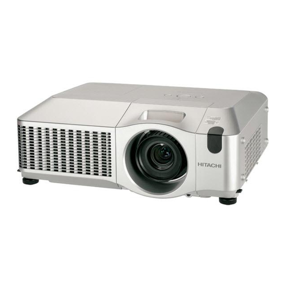 Hitachi CP-X807 User Manual – Operating Manual