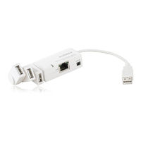 Edimax USB 2.0 to Fast Ethernet Adapter With 3-Port USB Hub EU-4230 User Manual