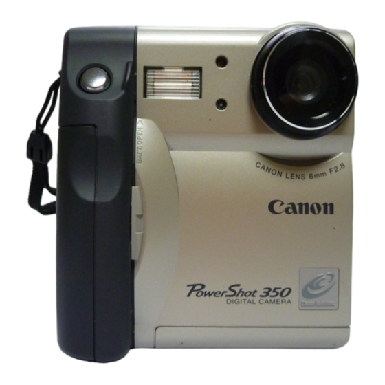 Canon PowerShot 350 Instructions Manual
