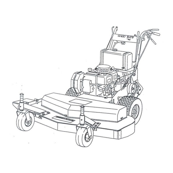 Giant-Vac Giant-Mow M4815KAWV Assembly Instructions Manual