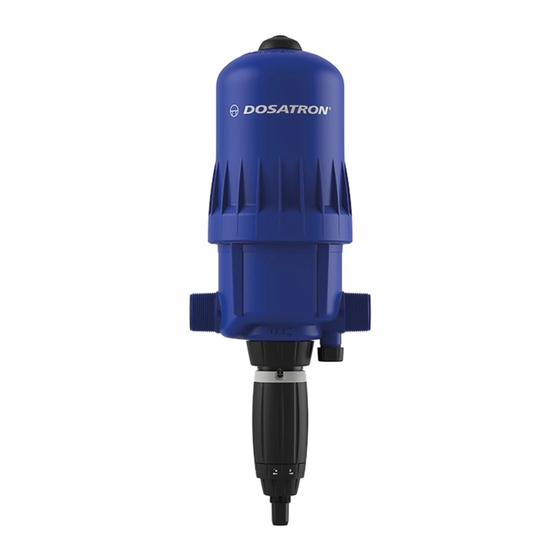 dosatron D 8 RE 2 Owner's Manual