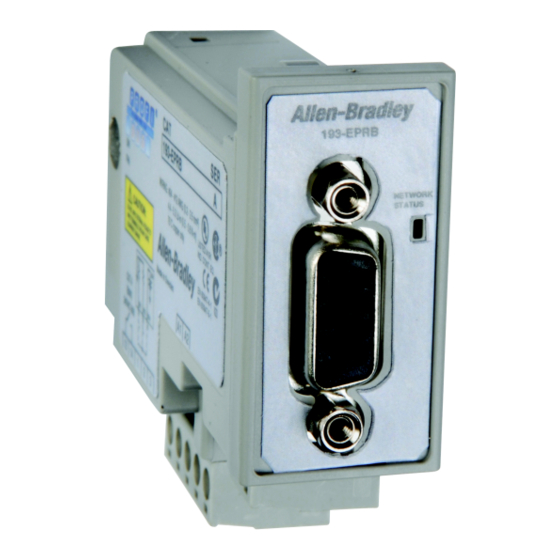 Rockwell Automation Allen-Bradley 193-EPRB User Manual