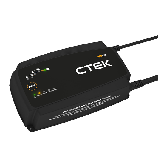 CTEK PRO15S User Manual