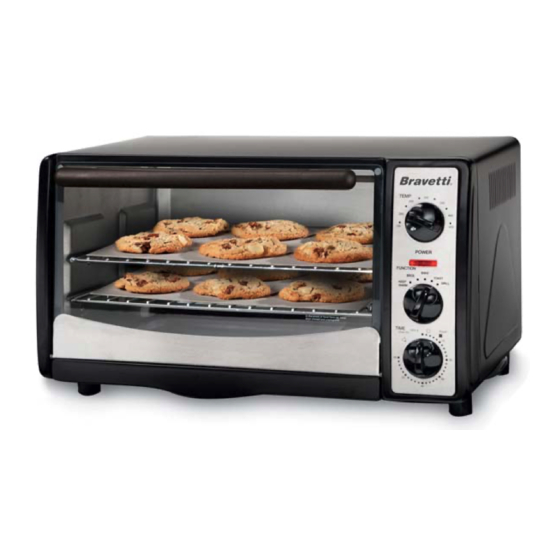 Euro-Pro bravetti TO156BL Toaster Oven Manuals