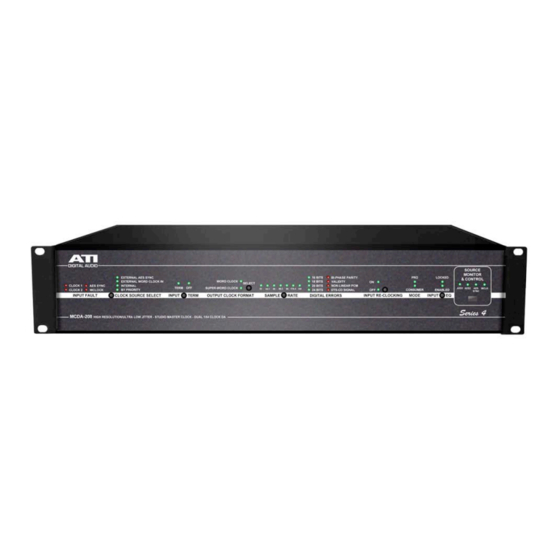 ATI Audio MCDA-208 Manuals