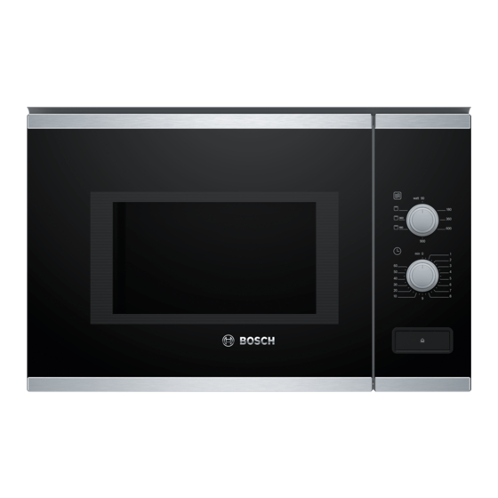 Bosch BEL550MS0I Instruction Manual