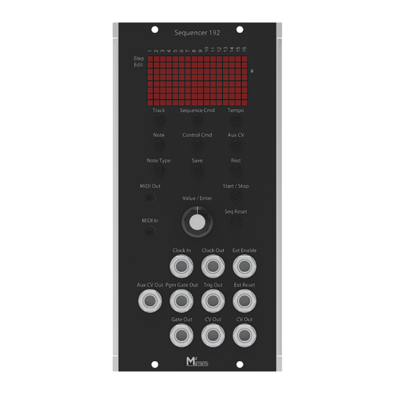 Soundtronics M2 SYNTH 192 Manuals