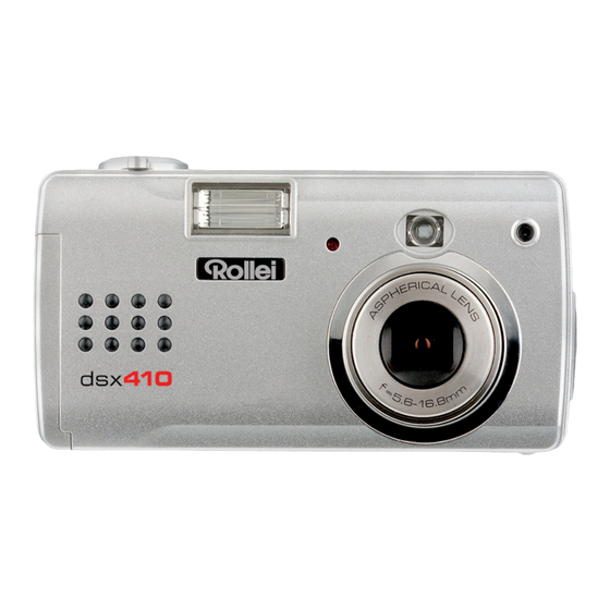 Rollei dsx410 Instruction Manual