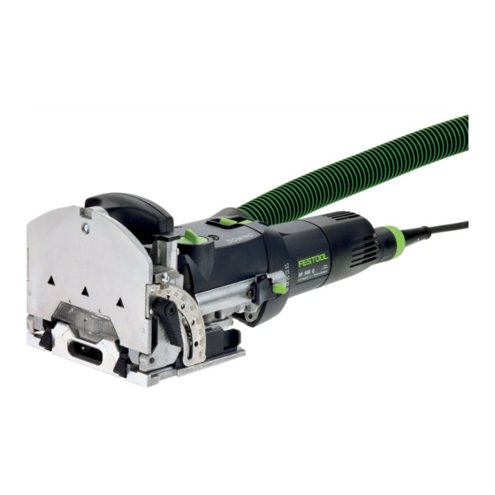 Festool Domino Machine Instruction Manual