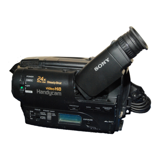 Sony Handycam CCD-TR750 Manuals