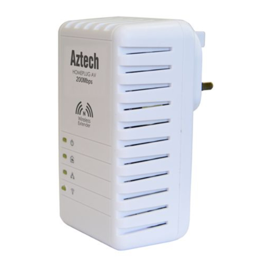 Aztech HomePlug AV Wireless N Extender User Manual