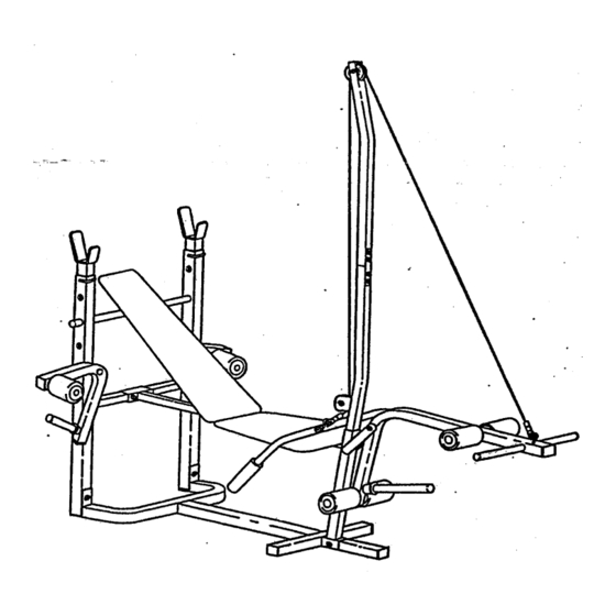 Weider Ultramax 1033 Owner's Manual