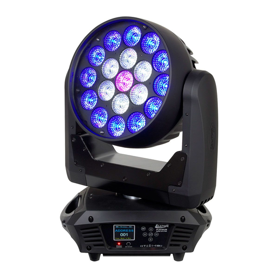 Elation PLATINUM WASH ZFX PRO Manual