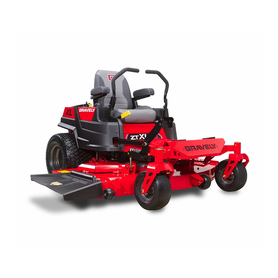 Gravely ZT X 52 CARB Operator's Manual