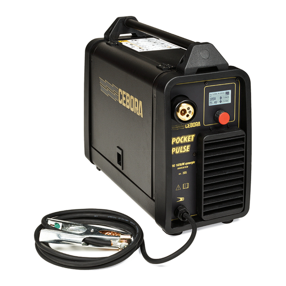 Cebora Pocket Pulse Instruction Manual
