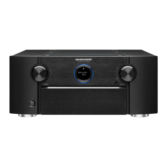 Marantz AV8805A Quick Start Manual