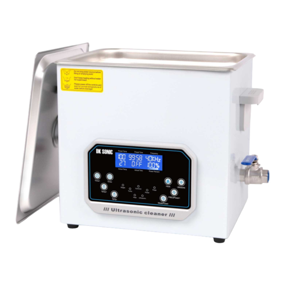 User Manuals: DK SONIC DK-600TS Jewelry Cleaner