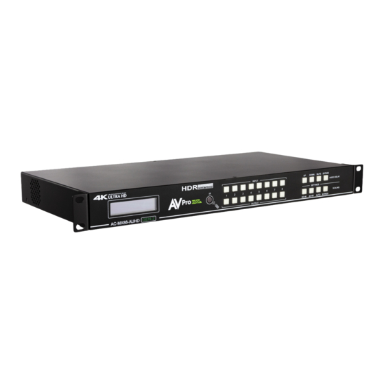 AVProEdge AC-MX88-AUHD-GEN2 User Manual