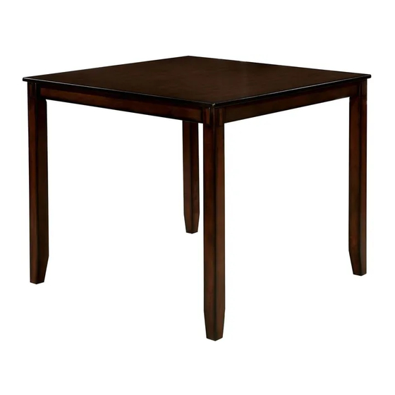 Furniture of America Bridgette CM3325PT-5PK Manuals