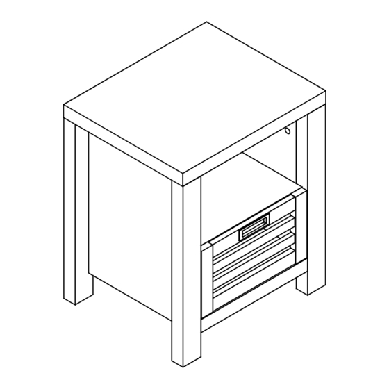 Mocka Asha Bedside Table Assembly Instructions Manual