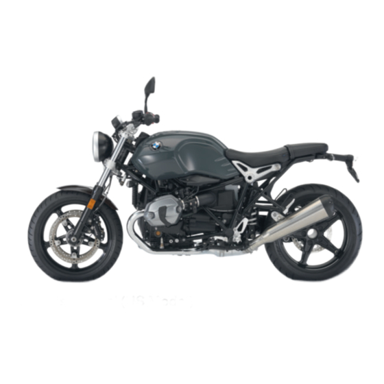 BMW Motorrad R nineTPure 2018 Rider's Manual