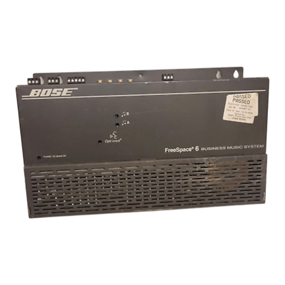Bose FreeSpace 6 Manual